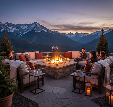 Luxury architecture in a natural setting