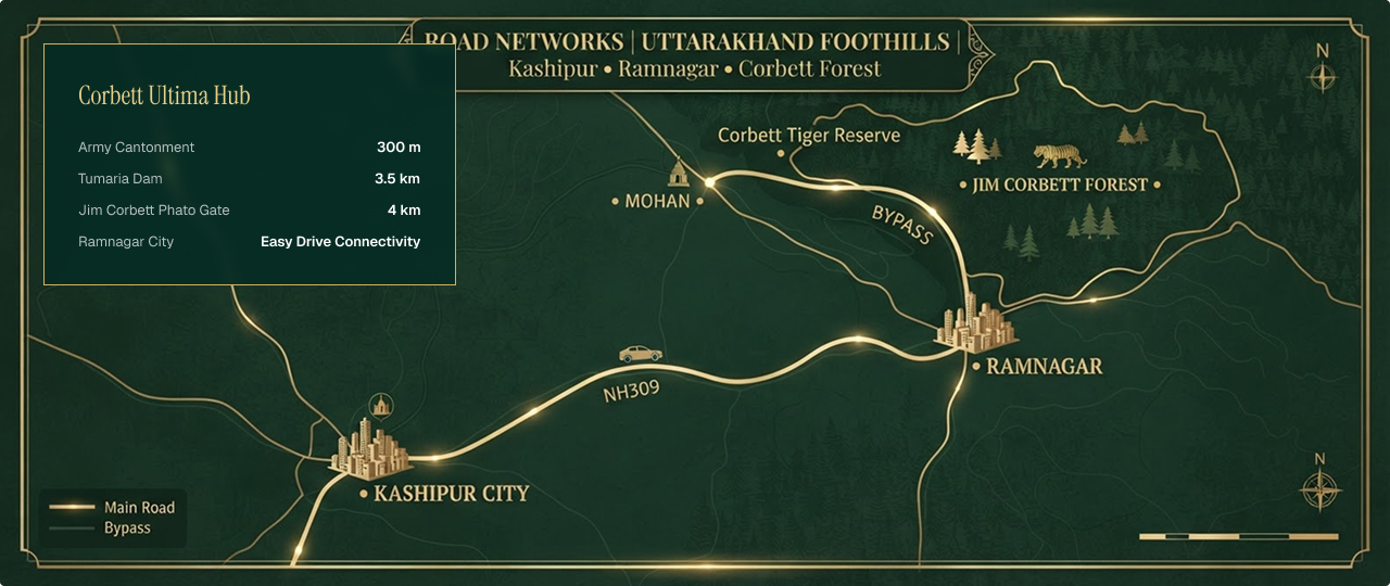 Corbett Ultimus connectivity map